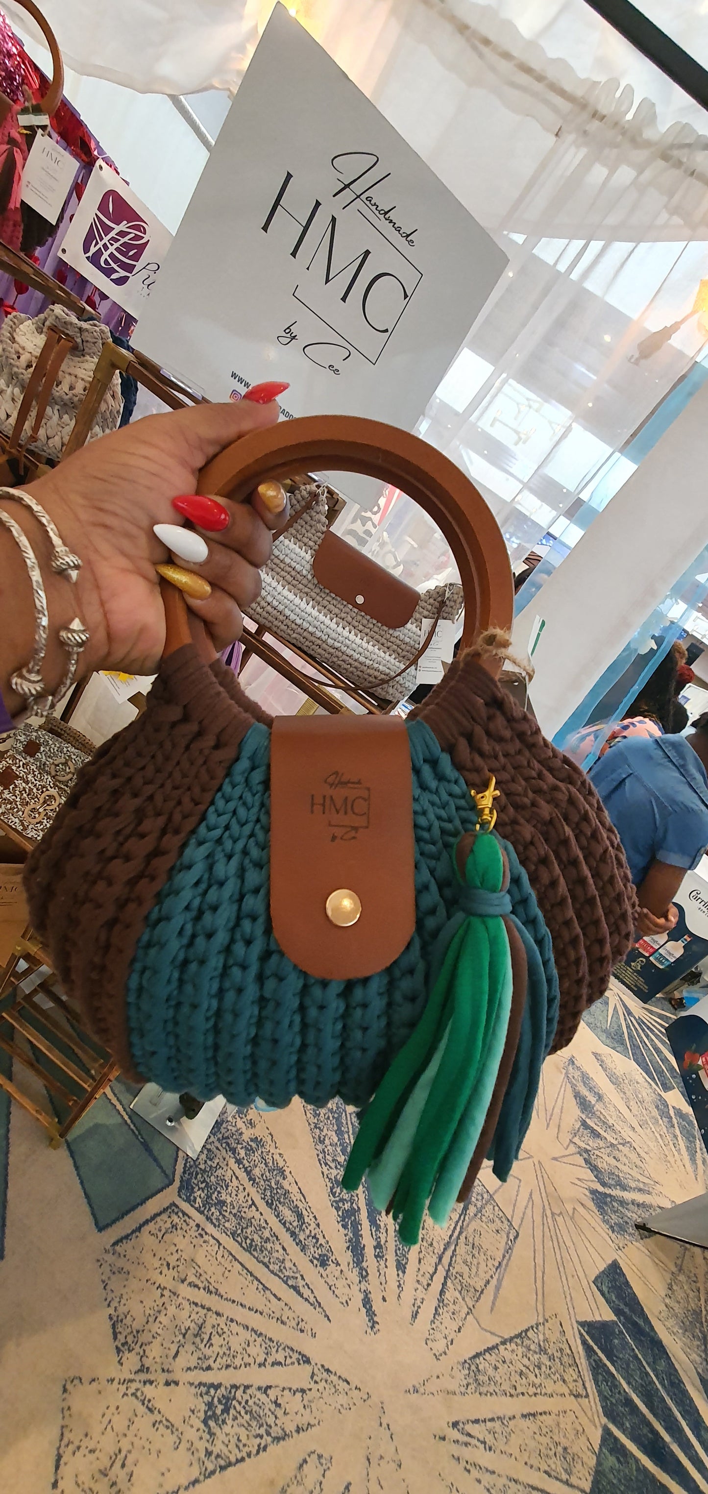 The Maxi (Brown & Teal)