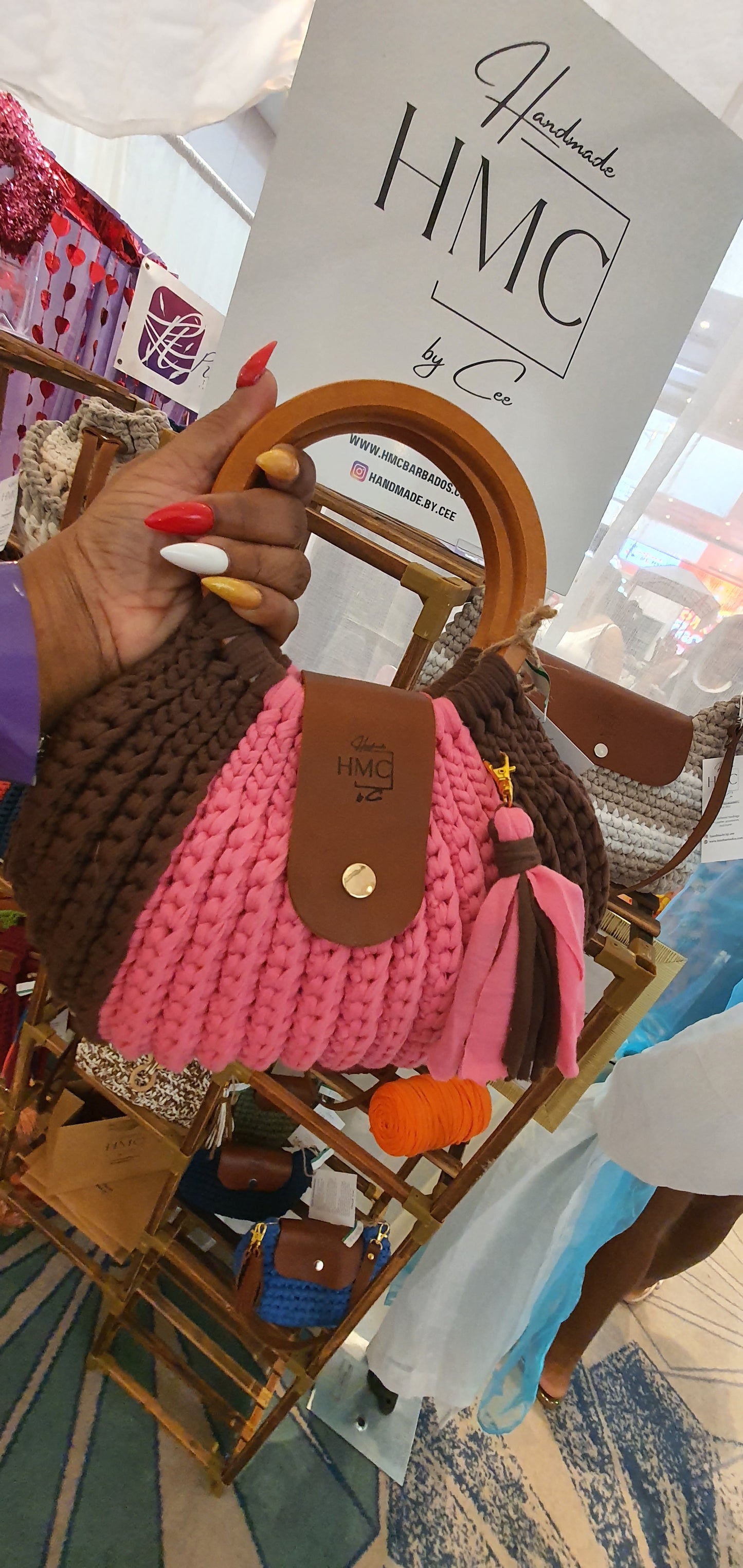 The Maxi (Brown & Pink