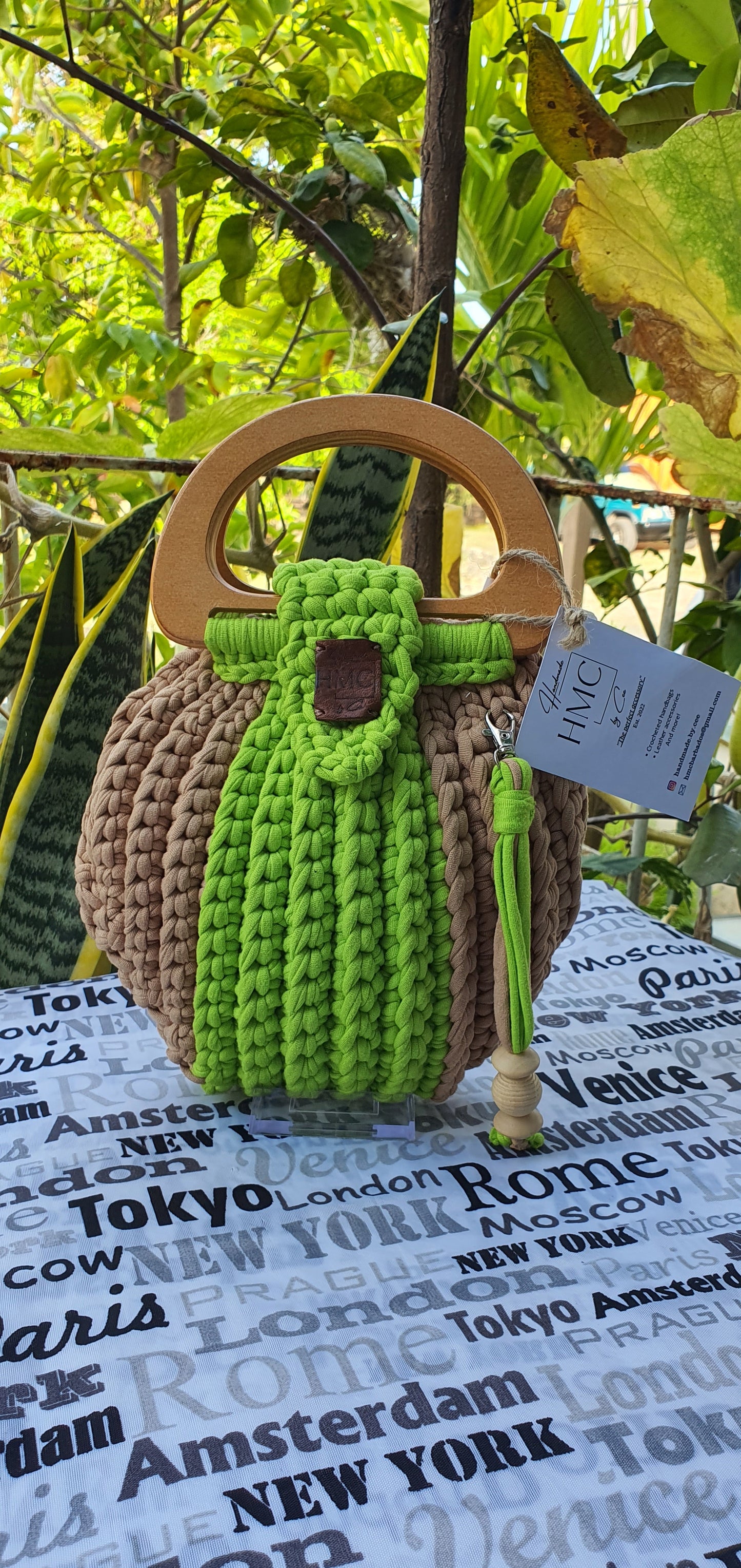 The "Mini" Tan & Lime